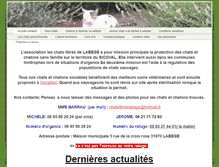 Tablet Screenshot of chatslibreslabege.fr